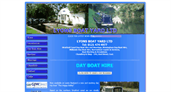 Desktop Screenshot of lyonsboats.co.uk